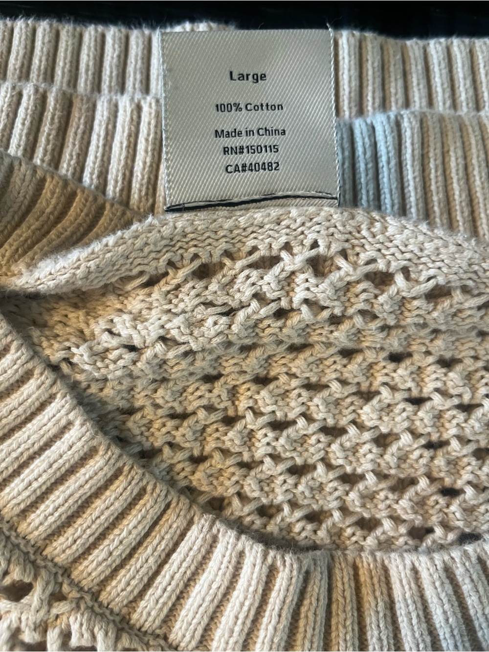 Varley Julianna Sweater | Birch | Size Large - Picture 10 of 13